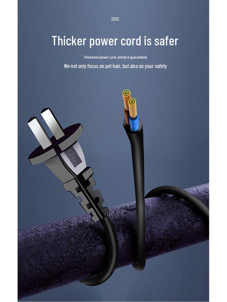 Мощный малошумный фен для шерсти домашних животных для крупных собак