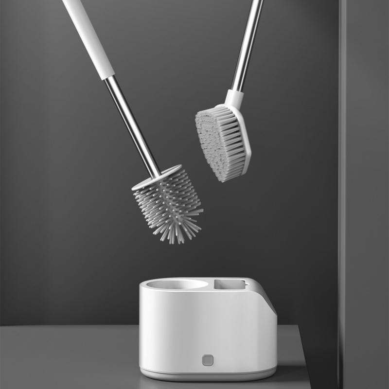 Туалетная щетка настенная 2 шт. Инструменты для уборки Clean Brush Home Аксессуары для ванной комнаты Наборы держателей для туалетной щетки