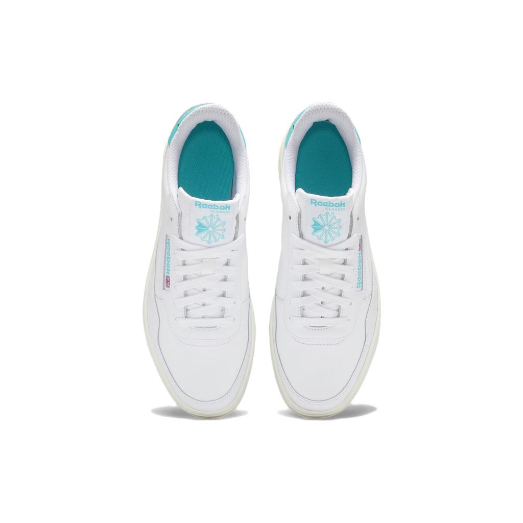Reebok Кроссовки Court Peak Удобные Прочные Низкие Унисекс Бело-Синие GY7202