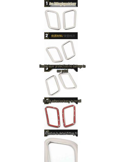 CX70 Front Panel Air Outlet Trim & Center Console Air Conditioning Vent Patch