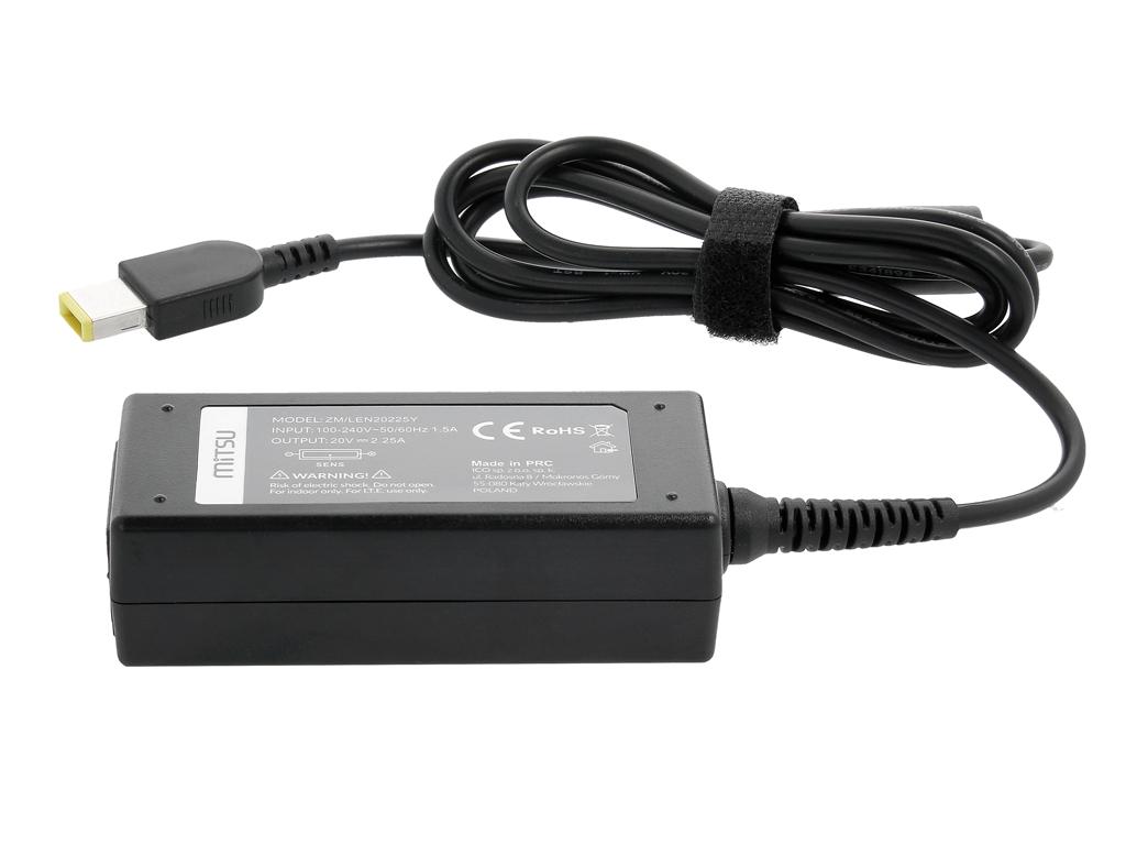 Зарядное устройство для Lenovo 20V 2.25A 45W 11.0x4.5mm Yoga