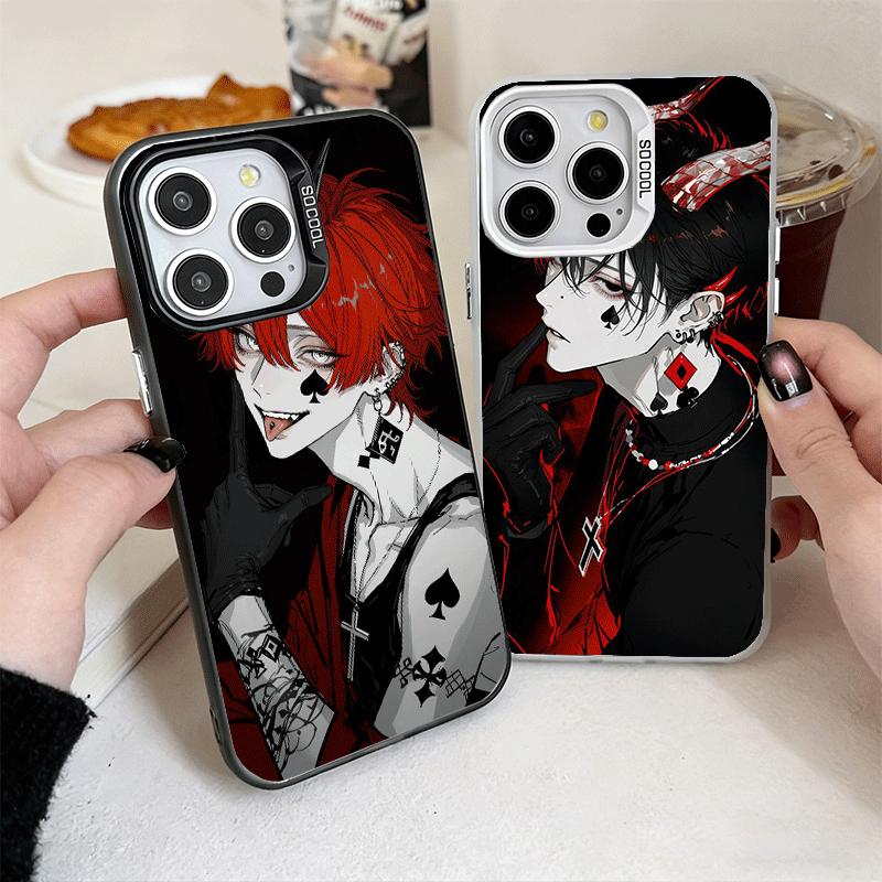 Чехол для телефона в аниме-стиле «Злой Плохой Парень» для iPhone 15 16 17 Pro Max 17Air 16E 14 Plus 13 12 Mini, противоударная задняя крышка