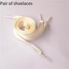 Colorful Polyester Ribbon Shoe Lace For Sneakers Satin Candy Color Flat Lace