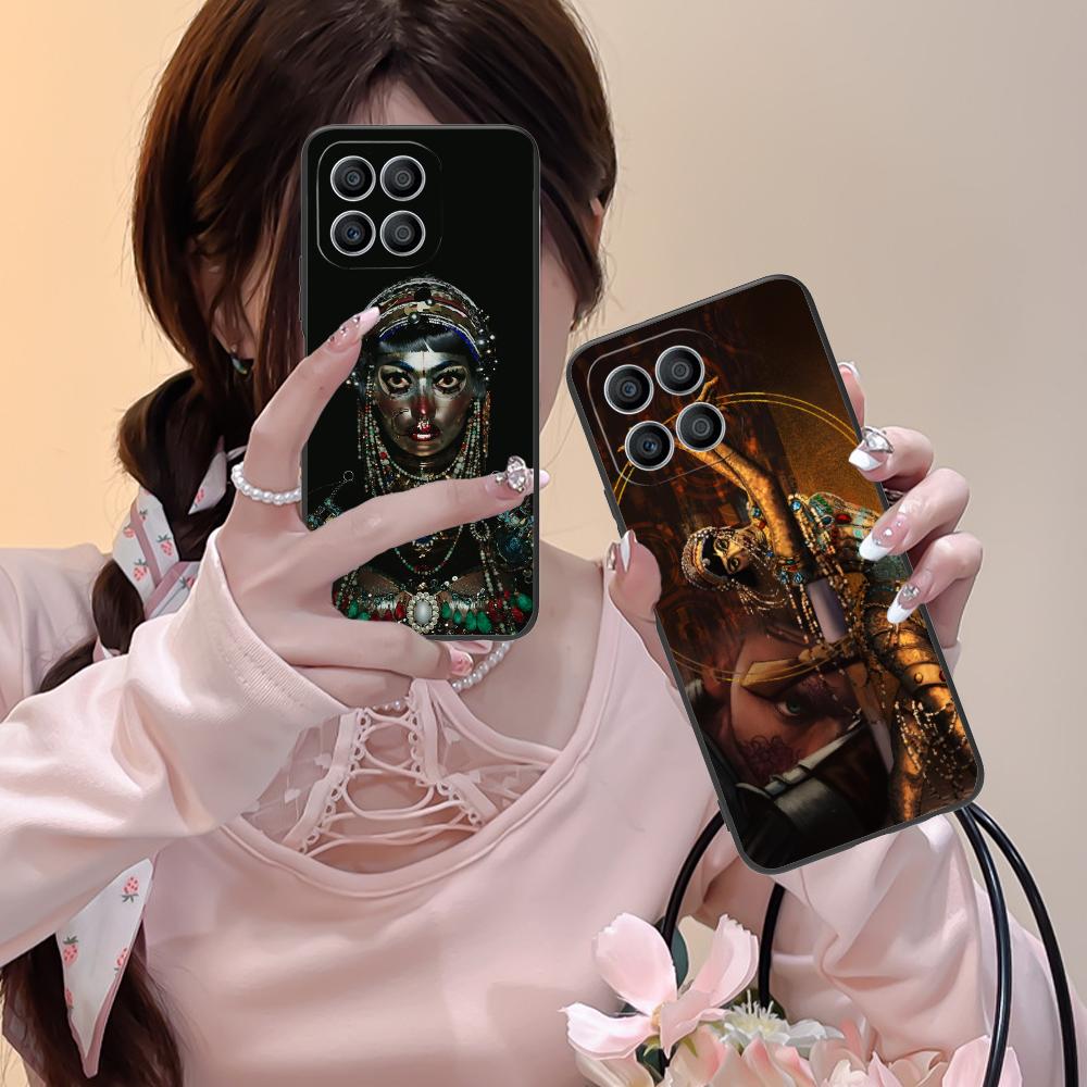 Чехол для мобильного телефона Jibaro Siren для Honor 90 80 70 60 50 30 20 10 9 8 7 Pro S SE Lite 5G Цветной печатный чехол для мобильных телефонов