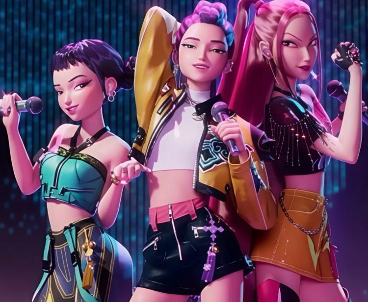 Косплей-костюм Demon Hunter для участниц K-Pop группы Lumi, Mila, Zoey для сценического выступления