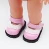 20cm Mini Shoes Leather Doll Dressing Mini Adhesive Shoes  Cotton Doll