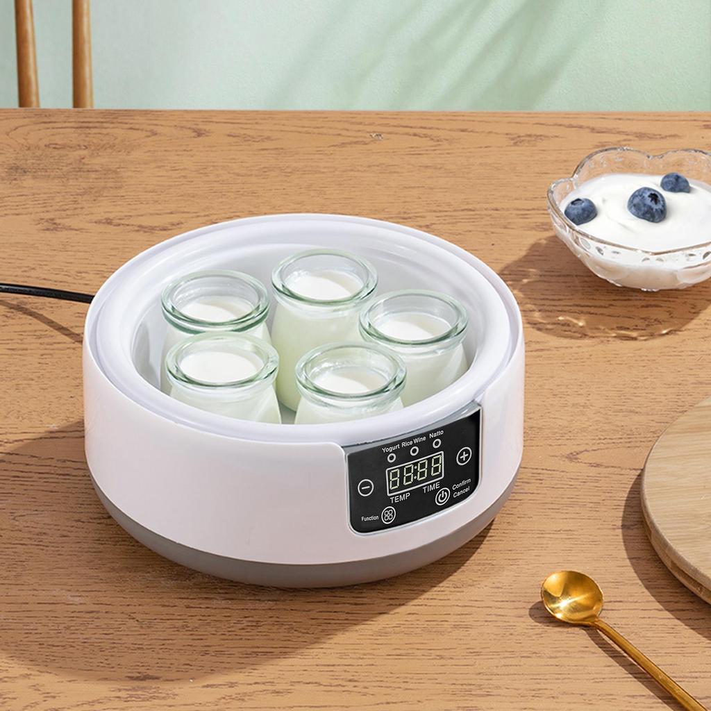 Electric Yogurt Maker Machine with Adjustable Temperature And Time Control 1.2L Multi-Function Yogurt Machine Automatic Yogurt Maker