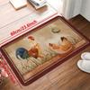 1 шт. анти-усталостные кухонные коврики, OneHouse Петух Принт Водонепроницаемый Нескользящий Толстый Мягкий Кухонный Коврик Сверхпрочный Комфортный Стоячий Коврик для Кухни