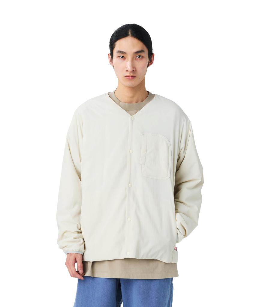 Snow Peak Flexible Insulated Cardigan Padded XXL JK-26SU001 - Cardigan, Insulated, Men's/Women's, ECRU,