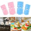 Cartoon Cute Duck Shaped Rice Mold Maker Clip Children Outdoor Plastic Duck Rice Mold Diy Maker Sushi Mold Kitchen Gadget