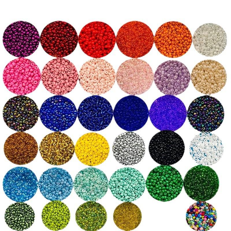 Европейский и американский набор браслетов из расписных стеклянных бусин, сделанных своими руками