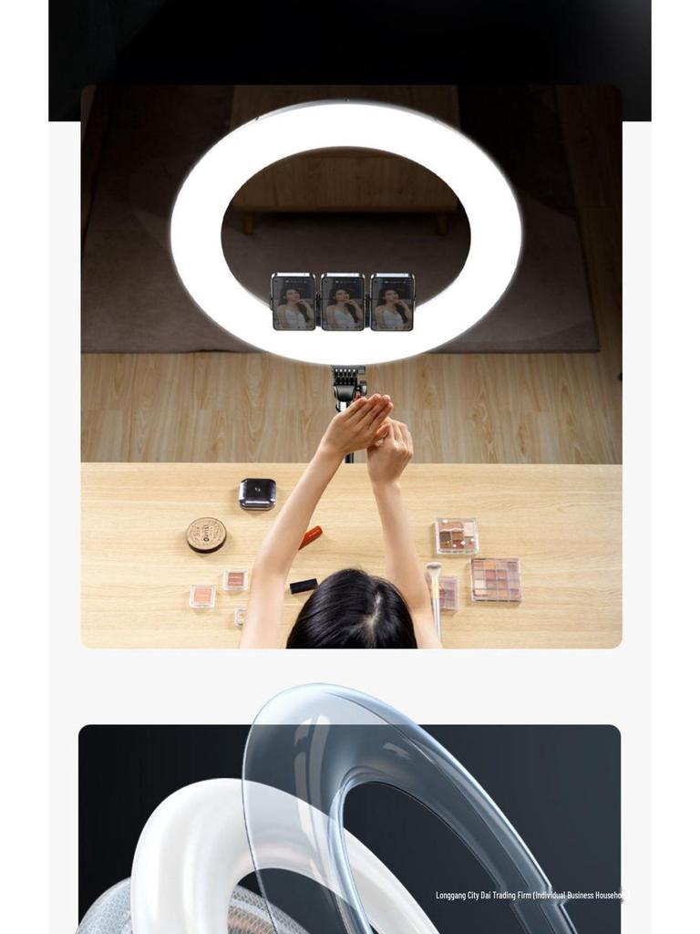 22-дюймовая подставка для мобильного телефона с заполняющим светом для прямых трансляций и фотографии