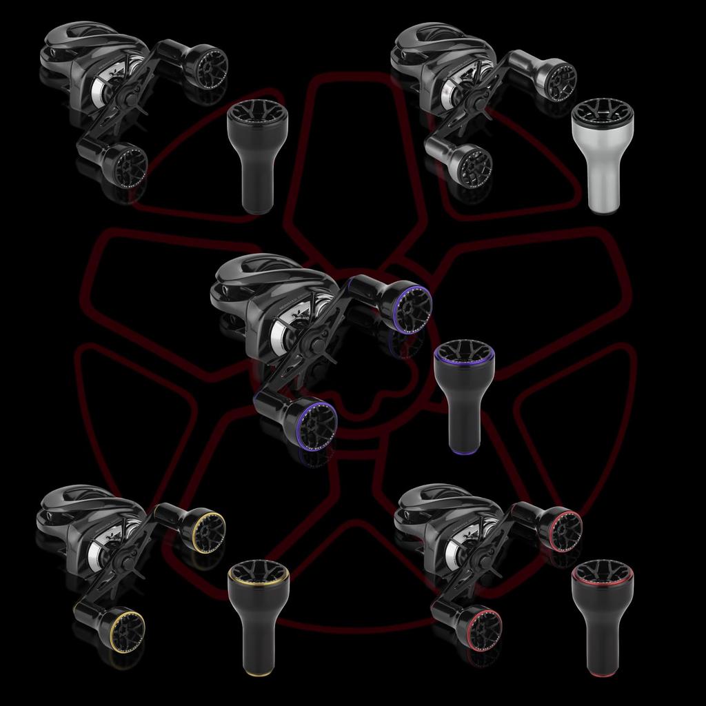 Замена рукоятки катушки Gomexus SU30L Алюминиевая ручка для Daiwa Type S и Shimano Type A, а также для Bass и Sea Knob, Regalis, Caldia, Stradic, Kouga.