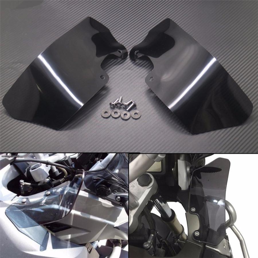 Motorcycle Windshield Side WindScreen Airflow Deflector Wind For BMW R1200 GS ADV 2004-2012