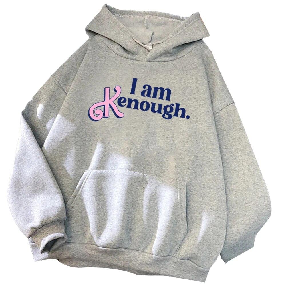 Толстовка I Am Enough, пуловер в стиле Харадзюку, толстовка I Am Kenough, уличная одежда унисекс унисекс