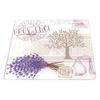 [A2456] - Glass Trivet 'Provence' Lavender - 20x20 Cm