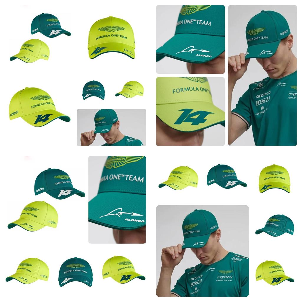 Бейсболка Aston Martin Formula One F1 Модная и дышащая с большим козырьком для защиты от солнца