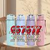 1PC Number 67 Six Seven Graffiti Art Print 750ml Color Plastic Sports Water Bottle Leakproof Flip Straw Lid Suitable for Sports Office Home Use