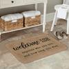 Multi Colored Welcome Ish Depends On Who You Are 6t Anti-slip Doormat Floor Mat Carpet Rug for Kitchen Entrance Home Footpad Mat