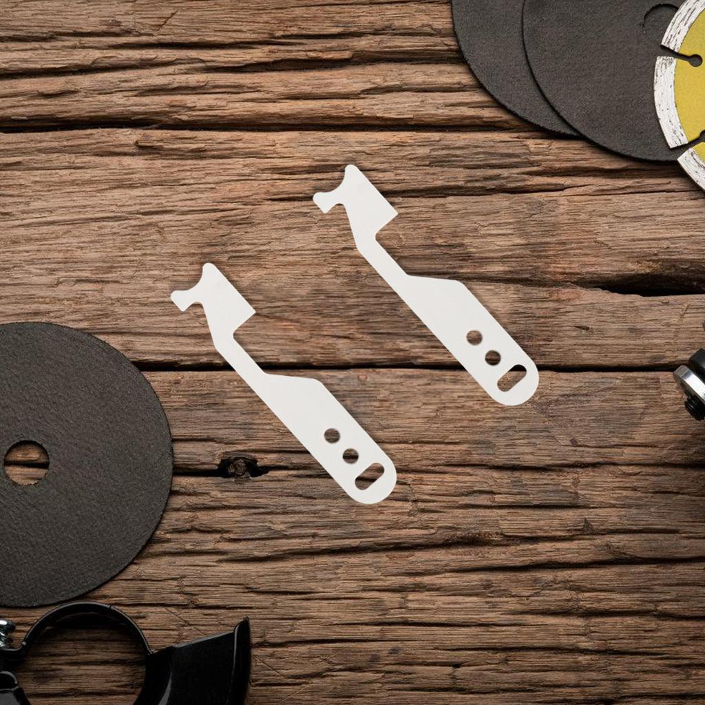 2Pcs Stainless Steel Unlocking Handle Compact Door Seam Lock Opener Portable Pry Bar Hand Tool Firefighting Tool