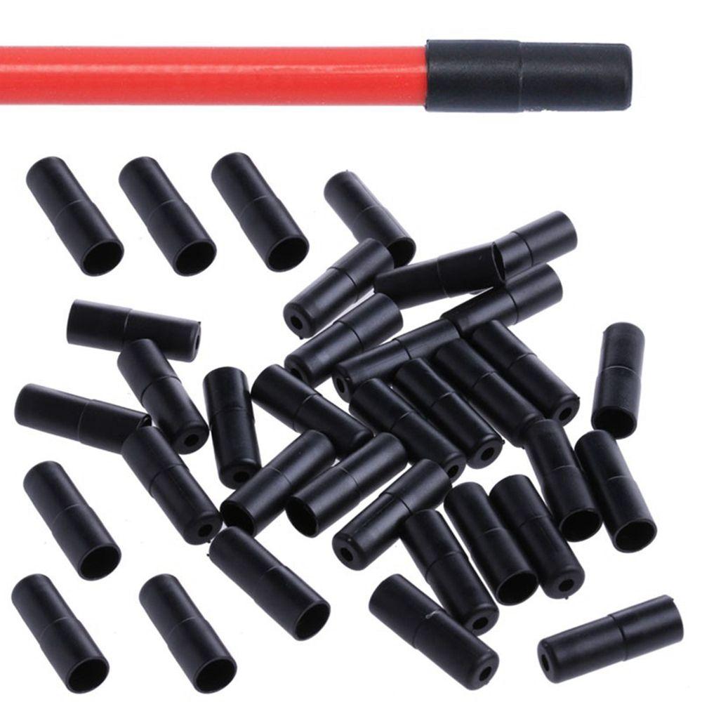 MTB Bike Accessories Plastic Bicycle Brake Gear Outer Cable Cover Shift/Brake Cap Caps Tips Crimps