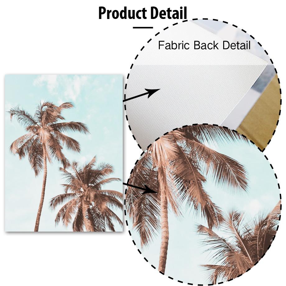 Солнечный Берег Автобус Серфинг Пальмы Настенное Искусство Холст Живопись Скандинавские Постеры И Принты Пейзажные Настенные Картины Для Декора Гостиной