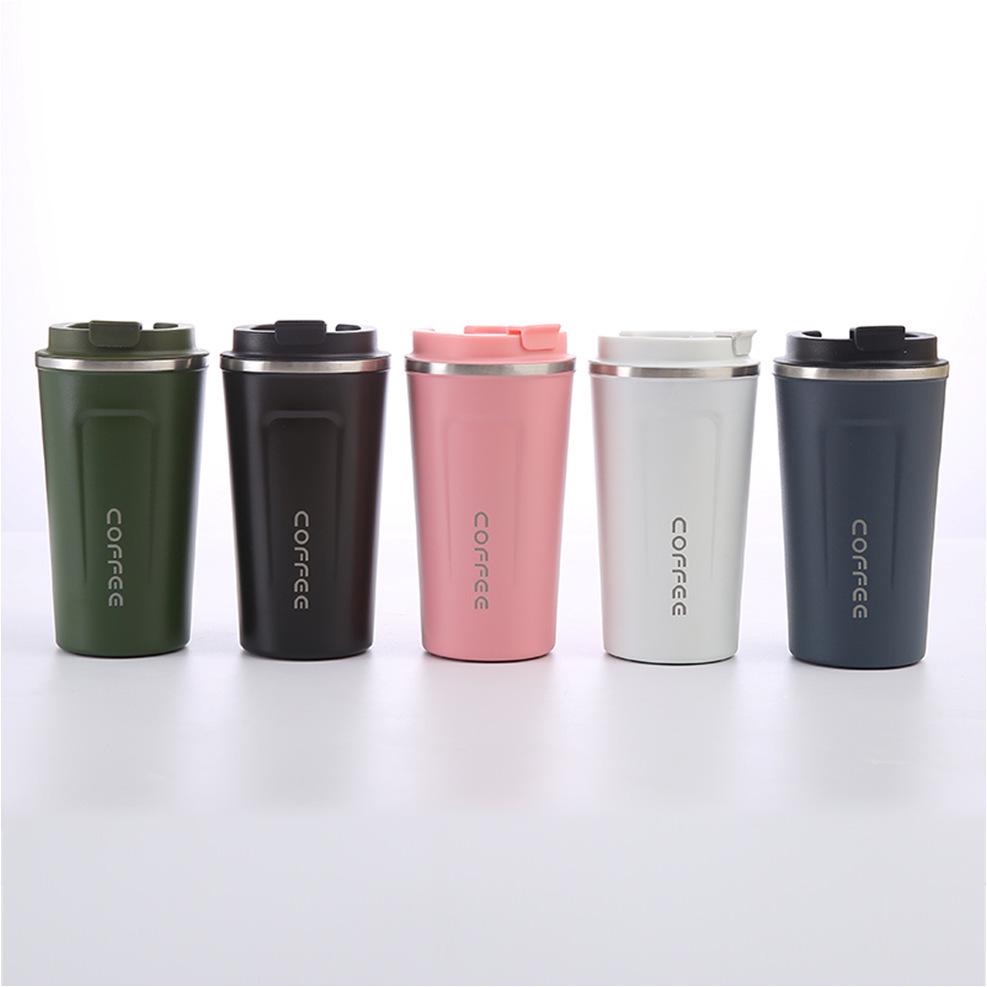 Портативная термокружка для кофе из нержавеющей стали 304 для использования на улице и в автомобиле