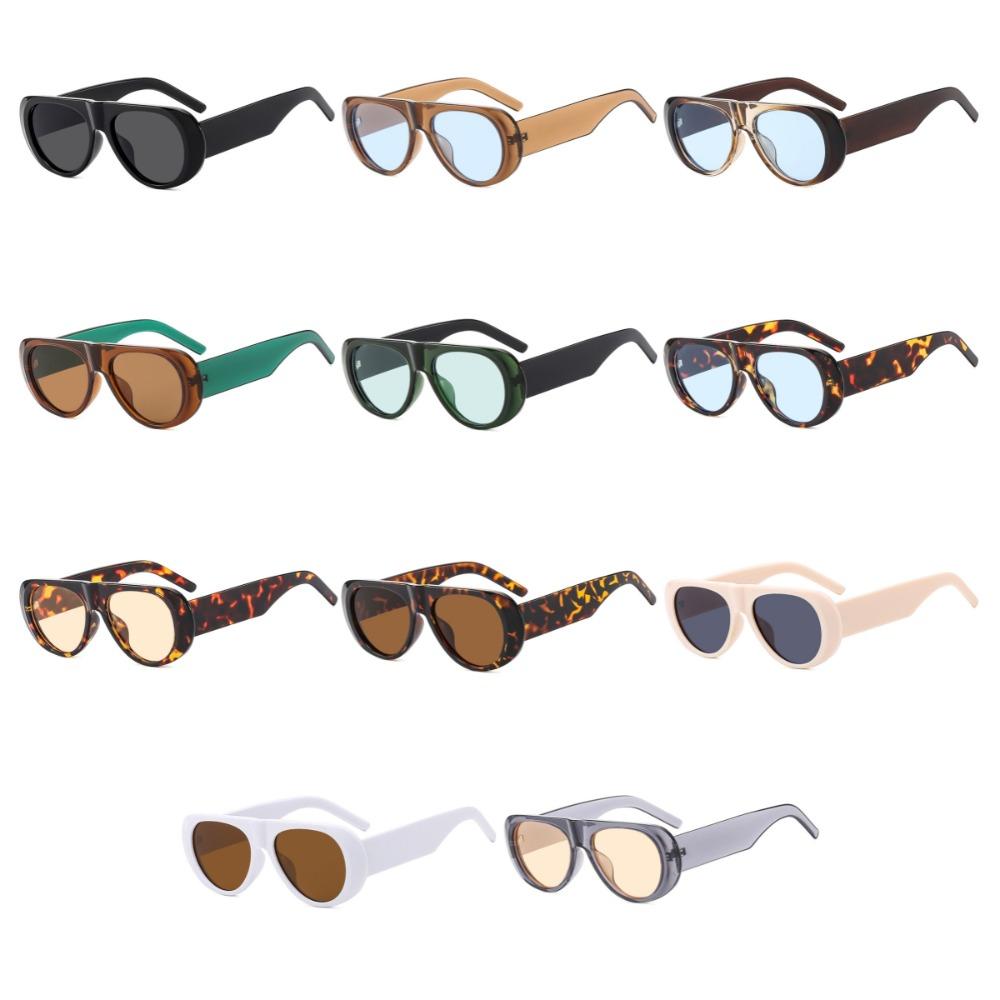 Vintage Wide Legs Sun Glasses Lightweight UV400 Eyewear Large Frame Sunglasses  Selfie