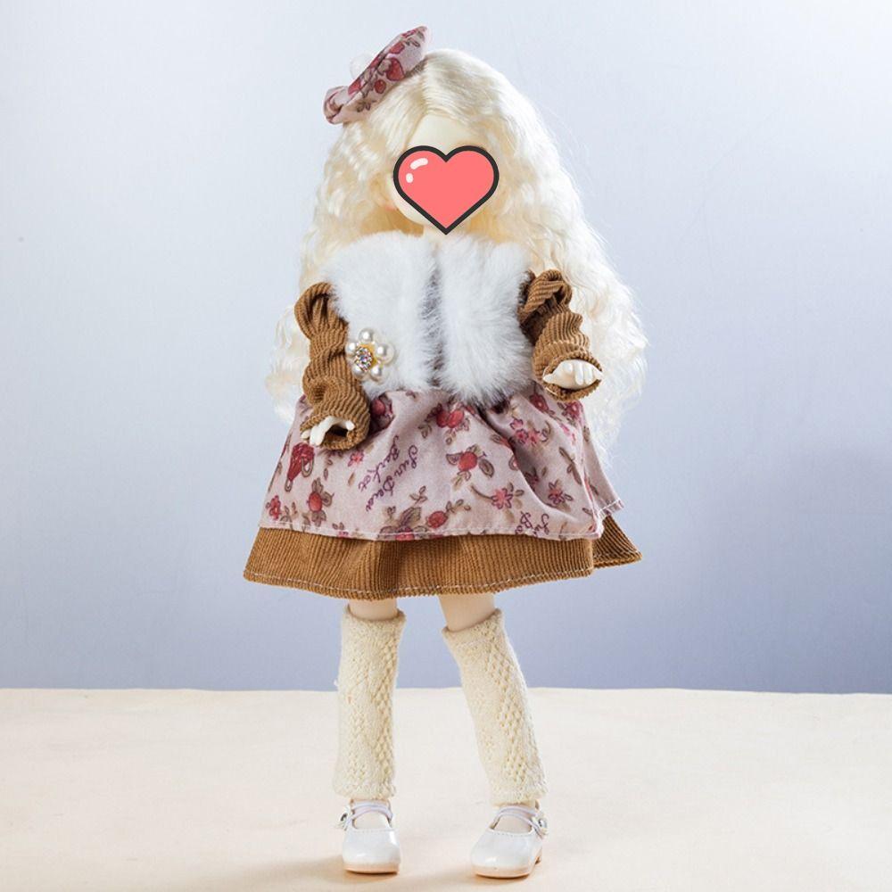 Fashion 30cm Doll in Costume Cloth Sweet Cute 30cm Doll Dress Set Accessories NO Doll 30cm Doll Dress Clothes Bjd Doll