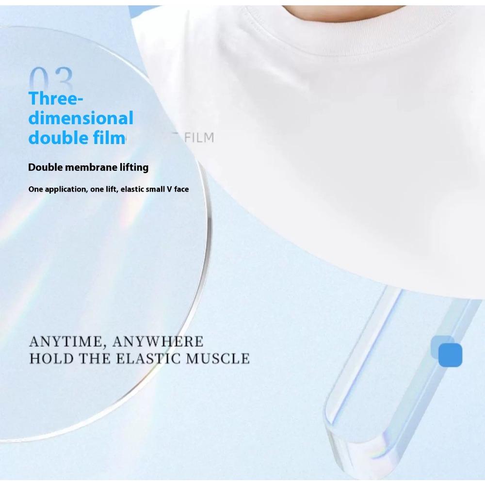 Collagen Transparent Facial Mask Dissolvable Absorbable Facial Mask Light-grain Smooth Full-face Anti-wrinkle Compact Lacquer Split