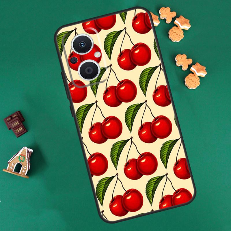 Черный розовый вишневый чехол для OPPO Reno 10 Pro 4Z 5Z 8T 4 5 6 7 8 Lite OPPO Find X6 Pro X3 X2 Neo X5 Lite Cover