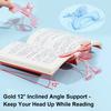 Прозрачный держатель для страниц, зажим, Hands-Free, помощник для чтения книг и документов, портативный мини-акриловый зажим для книг, для нот, студентов, профессионалов