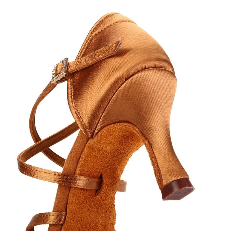 Профессиональные женские туфли для латинских танцев, обувь для бальных танцев сальсы, домашний каблук 7 см