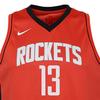 Nike X NBA Collaboration Printed Quick-Dry Sports Jersey Team Limited Edition Youth Season 19-20 Rockets Harden 13 Kids Jersey Red 3Z2B7BZ2P-RCKJH