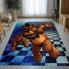 Хоррор Фредди F-FNAF Игры Гостиная Нескользящий Ковер Мягкий Ковер для Спальни Детской Игровой Комнаты Дивана, Домашний Декор Придверный Коврик Подарок