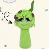 Плюшевая кукла Девочка с зеленой водной травой - Милый подарок