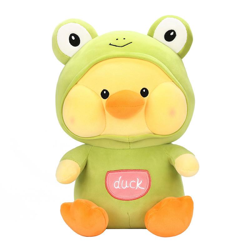 Pig Frog Dududuck Plush Toy Cartoon Stuffed Doll Bedroom Decoration Gift Kids