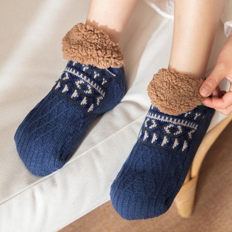 1Pair Non-slip Thick Soft Warm Women Winter Floor Socks Socks Sleep Socks Carpet Socks