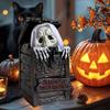 Электрическое Хэллоуин Украшение Светящееся Внутри Красное и Движущееся для Дома Газонной Композиции Снаружи