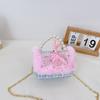 Charming Pearl Bow Mini Handheld Bag For Kids With Stylish Modern Design And Breathable Fabric