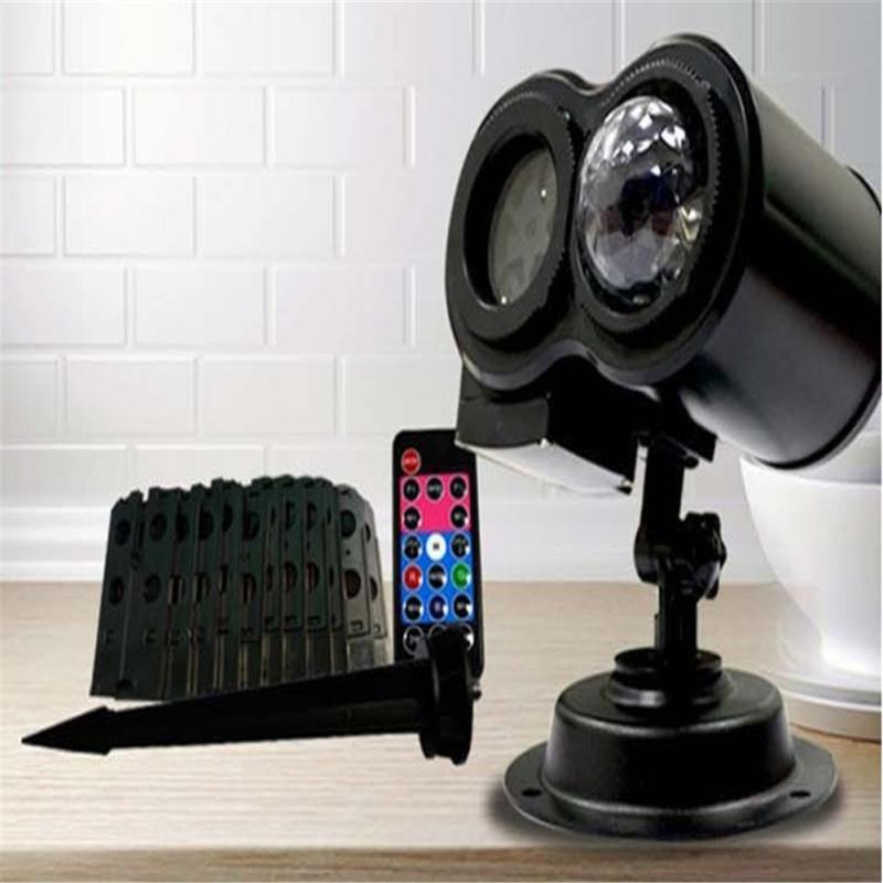 Christmas Projection Lights Waterproof With Remote Timer Stage Light Outdoor Lawn Light