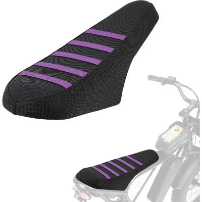 Нескользящий чехол на сиденье, подходящий для Ridstar Q20/Q20 Pro Lite EBike E-Bike, Электровелосипеда, Мягкий чехол на сиденье, Фиолетовый