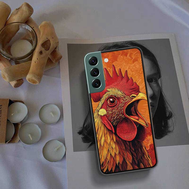 Крутой Петух Делающий Деньги Чехол Для Телефона Для Samsung Galaxy S22 S25 Ultra S21 S10 Plus S26 Edge S20 S23 S24 FE Чехол Силиконовый Так
