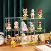 1pc-Ransparent Acrylic Doll Storage Box Bubble Mart Storage Display Stand In-stock Doll Display Box Handheld Doll Storage Bin