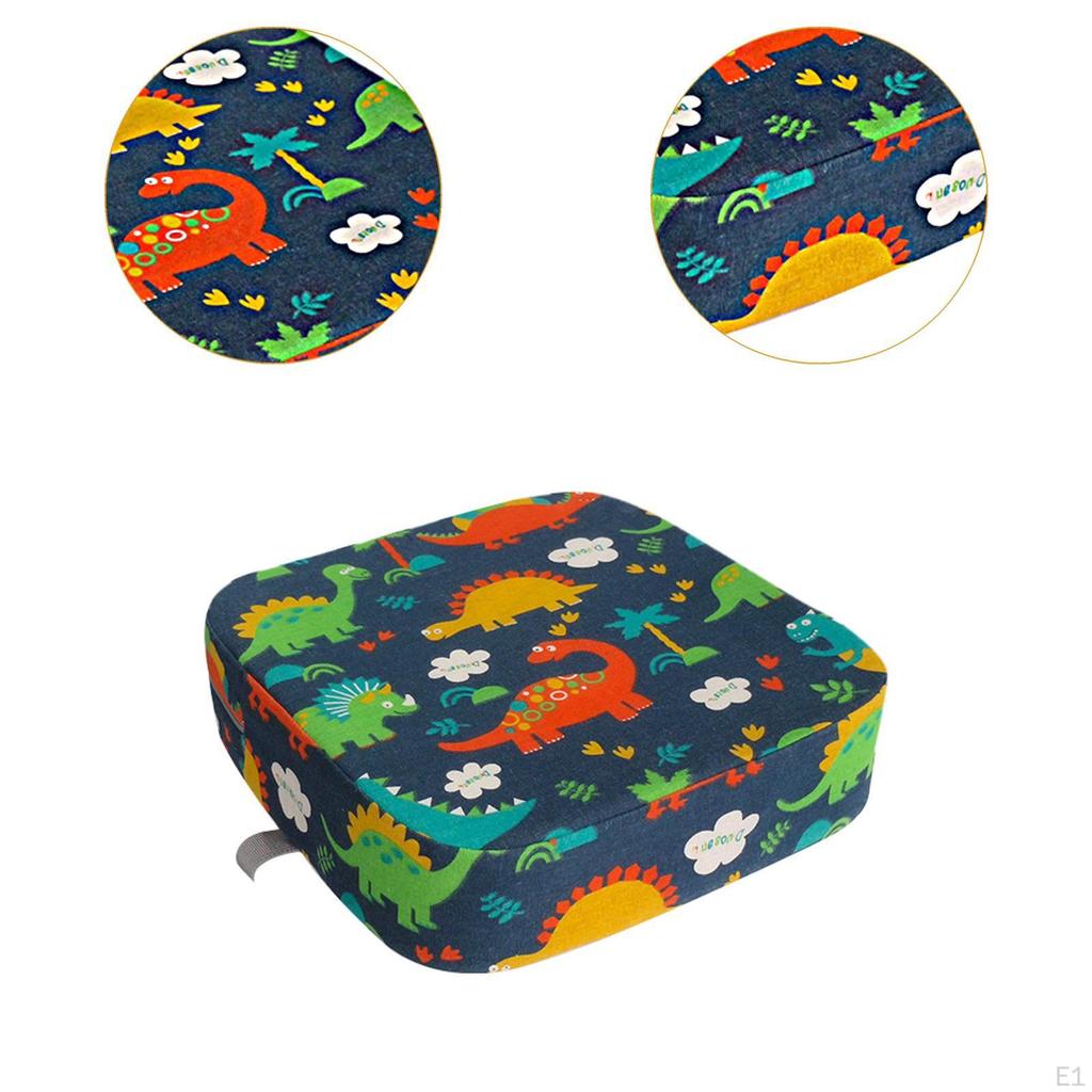 Dining Chair Booster Mat Anti Slip High Density Sponge Removable Pad Increasing Cushion for