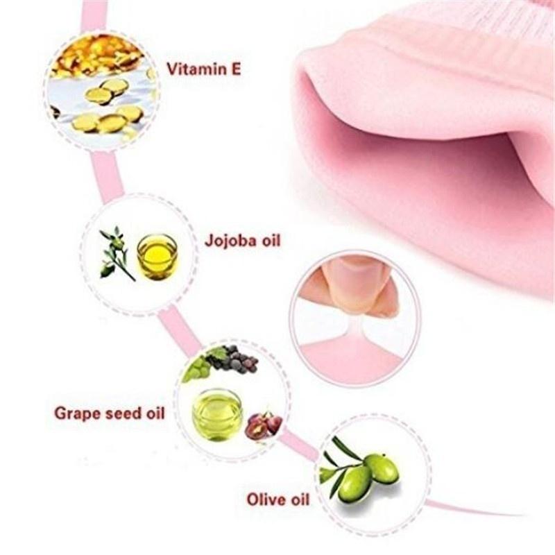 Силиконовые носочки для стоп с увлажняющим эффектом