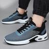 Fashion Men's Shoes Autumn 2025 Air Cushion Soft-soled Sports Shoes Wholesale Cross-border Hair Fly-woven Sneakers