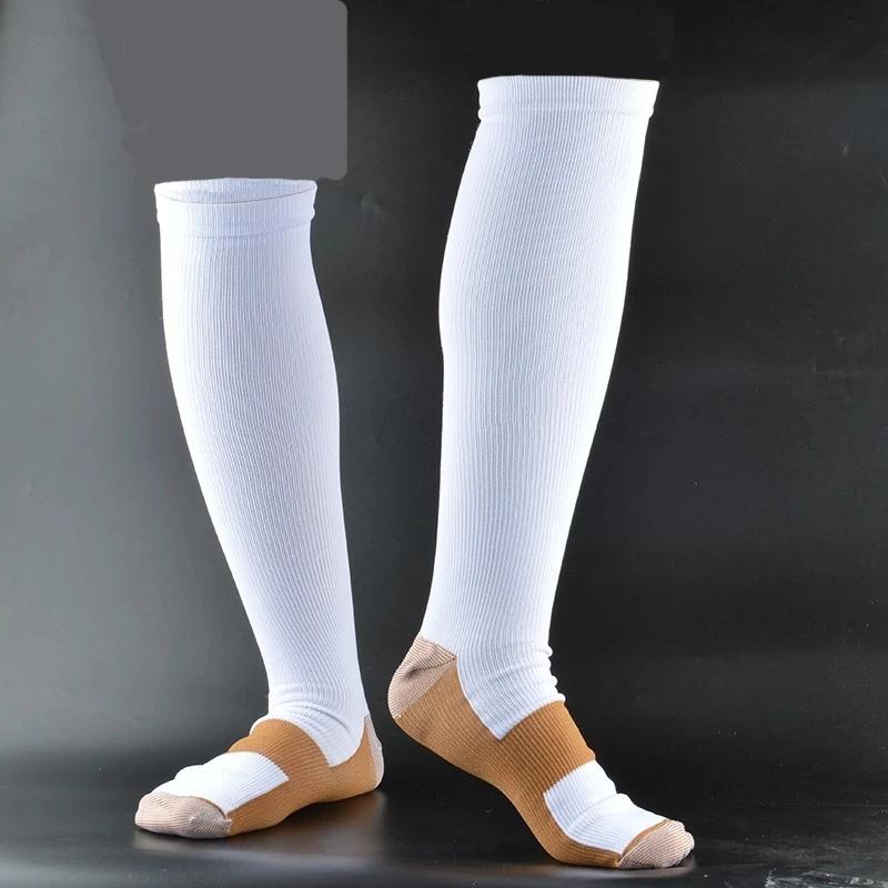 2 PairsMen's Compression Stockings Blood Circulation Promotion Women Men Pain Relief Graduated Unisex Anti-Fatigue Socks