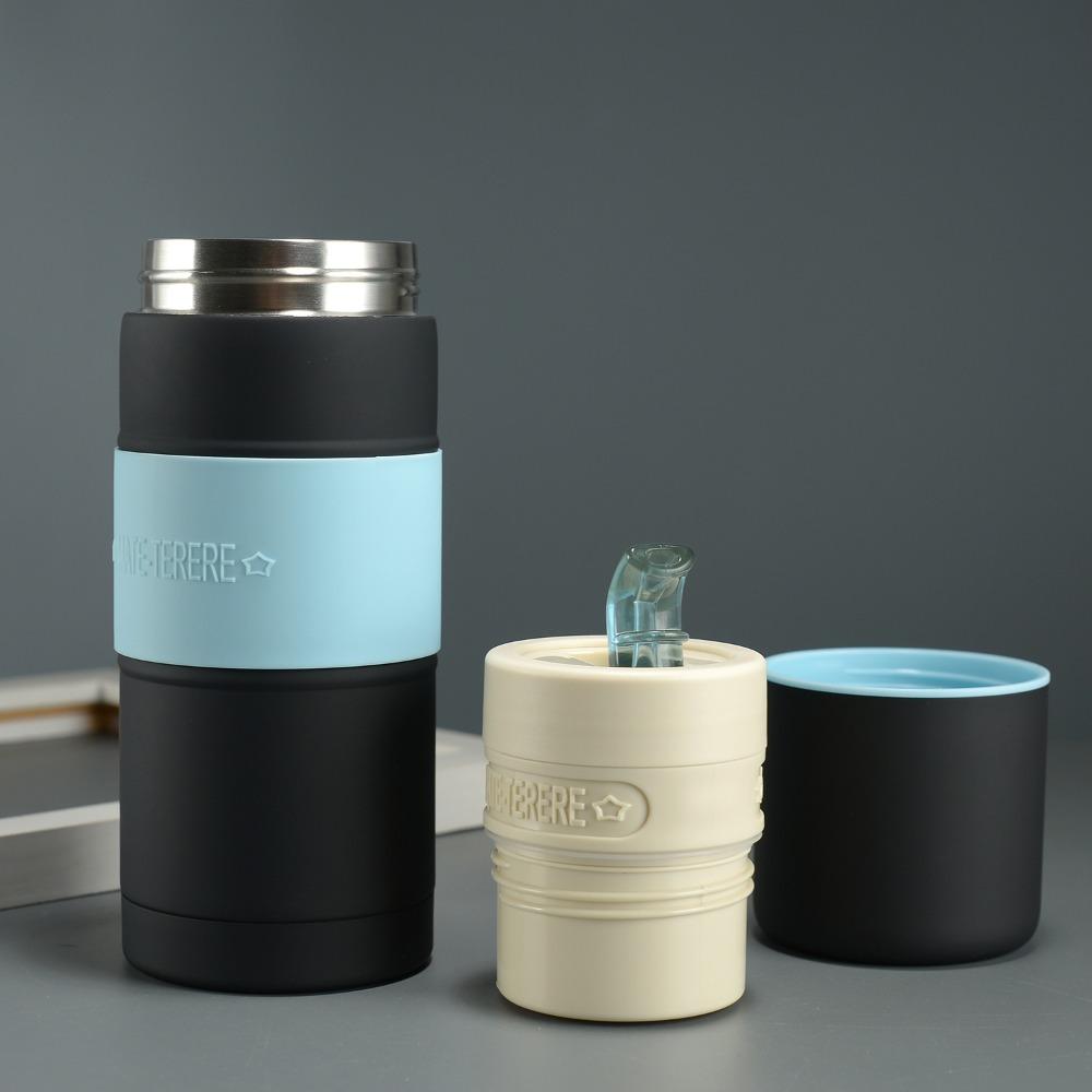 700/500ml Yerba Mate Thermos Cup with Filter Straw Insulated Bottle Durable Vacuum Flask  Office
