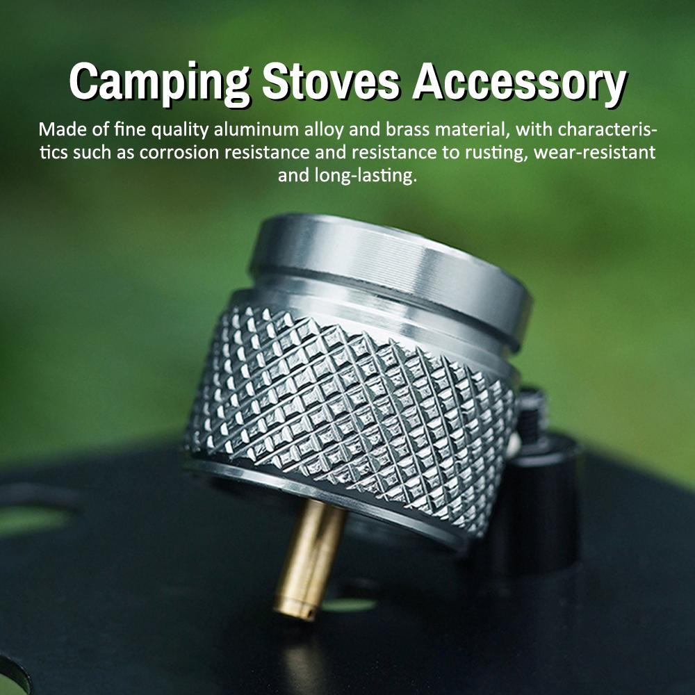 Интерфейс MAPP Преобразователь газового баллона пропан Аксессуар для походных пикниковых плит из алюминиевого сплава Разъем для пропана